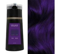 Hair Dye Shampoo, Safe Hair Color Solution with Gray Coverage-Ammonia-Free, Plant herbs Instant Dye Shampoo for Men,Women, Adds Vitality and Shine, Natural Botanical Herbal Formula (Purple)