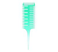 Hair Dyeing Comb 3-Way Sectioning Highlight Comb Professional Styling Tool for Salon Multi-Color Options Lightweight