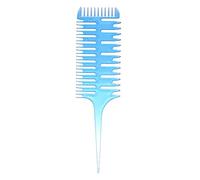 Hair Dyeing Comb 3-Way Sectioning Highlight Comb Professional Styling Tool for Salon Multi-Color Options Lightweight