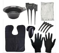 Hair Dying Tools Set Double-sided Coloring Comb Hair Dye Bowl Ear Cover Hair Colouring Kit for DIY Hair Dye Projects