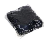 Hair Elastic Bands 50Pcs Black Thick Seamless No Slip Hair Bands Elastic Ties Soft Ponytail Holders For Women Girls Slick Back Gel (Black, One Size)
