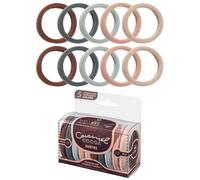 Hair Elastic: sustainable ponytail bra set for girls, flexible and parked bands | Elastic with secure hair, safe accessories, colored headbands for