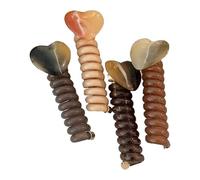 Hair Elastics No Damage | Coiled Ponytail Holders No Damage | 4X Set Soft Stretchy Elastic Wire For Curly Braids Bun127/200)