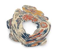 Hair Elastics,withFrench Country Style Printed Womens Hair Scrunchie, Seamless Hair Scrunchie,Pain-Free Hair Accessories Perfect for Long Lasting Braids, Ponytails And More