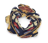 Hair Elastics,withHand Drawn Pomegranate Printed Womens Hair Scrunchie, Seamless Hair Scrunchie,Pain-Free Hair Accessories Perfect for Long Lasting Braids, Ponytails And More