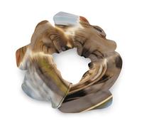 Hair Elastics,withTwo Little Cats Printed Womens Hair Scrunchie, Seamless Hair Scrunchie,Pain-Free Hair Accessories Perfect for Long Lasting Braids, Ponytails And More