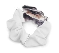 Hair Elastics,withWell-behaved Schnauzer Printed Womens Hair Scrunchie, Seamless Hair Scrunchie,Pain-Free Hair Accessories Perfect for Long Lasting Braids, Ponytails And More