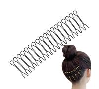 Hair Ending Comb: Invisible U Pin Hair Fixer, Anti Frizz Smoothing Clips | Stylish Ponytail Styling Tool, Control Tamer Slick Tamer Stick for Be