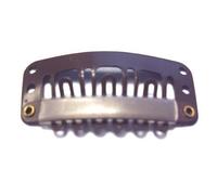 Hair Extension Clips 2.8cm Brown For Normal Hair Qty 30