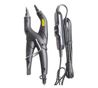 Hair Extension Heat Iron Keratin Bonding Tools Adjustable Temperature Fusion Connector Salon Machine Efficient Time Saving(Black)