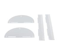 Hair Extension Holder Detachable Easy to Use Reusable Stand Display Rack for Styling Weaving Wig Washing Coloring (Transparent)