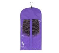 Hair Extension Holder,Hair Travel Hair Extensions Bag - Hairpieces Storage Holder, Hair Extensions Bag with Hanger, Dust-Proof Wig Bag for Women Hair, Store Style Human