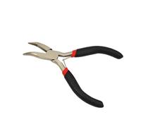 Hair Extension Plier 1 Piece Hair Extensions Pliers with Black Handle Hair Extensions Tool for Micro Rings Beads & Feather Hair Extension