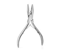 Hair Extension Pliers Hair Extension Plier Weft Application Pliers Micro Link Beads Closer Plier(Silver)