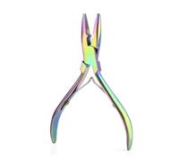 Hair Extension Pliers Hair Extension Plier Weft Application Pliers Micro Link Beads Closer Plier(Tinted Titanium)