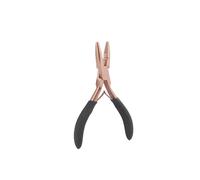 Hair Extension Pliers Hair Extension Pliers for Micro Rings Beads Closer Microlink Plier for Sewing Weft Extensions Feather Extensions(Rose Gold)
