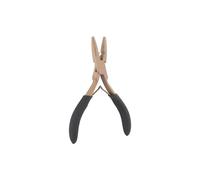 Hair Extension Pliers Hair Extension Pliers for Micro Rings Beads Closer Microlink Plier for Sewing Weft Extensions Feather Extensions(Brown)