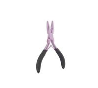 Hair Extension Pliers Hair Extension Pliers for Micro Rings Beads Closer Microlink Plier for Sewing Weft Extensions Feather Extensions(Blush lilac)