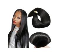 Hair Extension Tape Real Human Hair Extensions 20Pcs 50G Long Straight Tape In Hair Extensions Natural Black Remy Hair Skin Weft Seamless Tape In Extensions for Woman Wig Tape(26 inches)