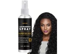 Hair Extension Tape Remover - Gentle Adhesive Solvent for Lace Front Wigs, Hairpieces, Toupees - Gentle Formula for Skin - 100ml