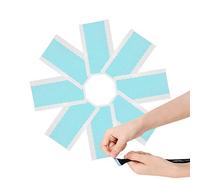 Hair Extension Tape Tabs, 96pcs Pre-cut Double Sided Adhesive Tapes in Hair Extensions, Beauty Tool for Human Hair Weft Replacement - Waterproof Wig Tape Toupee Tape (4 x 0.8 cm, Blue)