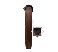 Hair Extensions 1 Pack Long Straight Drawstring Hair Clip Ponytail Extension Synthetic Wig Hair Extensions Bun for Everyday Party Use Hair Pieces For Women,03-55CM