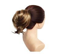 Hair Extensions 1 Pack Messy Bun Pieces Ponytail Hair Extensions Synthetic Donut Bun with Elastic Rubber Band Hair Bun for Women Hair Pieces For Women,9H19