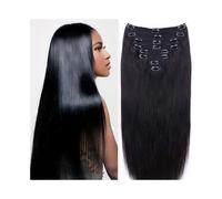 hair extensions 10-26 Inch Long Straight Clip in Hair Extensions Human Hair Seamless Clip in Extensions 8Pcs Full Head Brazilian Remy Hair Extensions with 18 Clips best tape in hair extensions(12inche