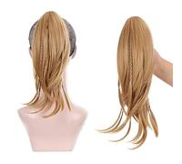 Hair Extensions 12inches Women's Mid-length Hair, Ponytail, Small Braid, Claw Clip Ponytail Extension, Long Straight Wig, Bun Hair Pieces For Women,27-12 inch
