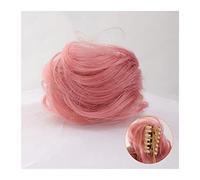 Hair Extensions 2 Pack Cat Ears Hair Bun Synthetic Donut Bun Claw Clip Messy Bun Ponytail Hair Extension Wig Women Hair Accessories Hair Pieces For Women,B