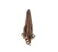 Hair Extensions 21inches Messy Bun Synthetic Bun Long Curly Hair Big Wavy Claw Clip Style Ponytail Hair Extension Women Wig Bun Hair Pieces For Women,C-55cm