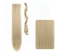 Hair Extensions 22-32 Inch Synthetic Long Straight Ponytail Headband Ponytail Wig Wrap Hair Clip Extensions Ponytail Bun for Women Hair Pieces For Women,16-32inches