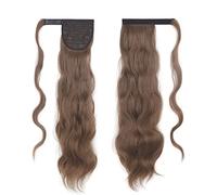 Hair Extensions 22 Inch Long Wavy Curl Wrap Ponytail Heat Resistant Synthetic Wig Ponytail Extensions Hair Bun for Women Hair Pieces For Women,12-22inches