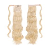 Hair Extensions 22 Inch Long Wavy Curl Wrap Ponytail Heat Resistant Synthetic Wig Ponytail Extensions Hair Bun for Women Hair Pieces For Women,25-22inches