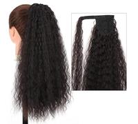 Hair Extensions 22" Long Curly Ponytail Extension Hairband Hair Clip Synthetic Puffy Ponytail Hair Extension Wrapped Bun Women's Wig Hair Pieces For Women,10-22inches