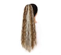 Hair Extensions 24" Long Curly With Drawstring Puff Ponytail Hair Extension Synthetic Ponytail Hair Clip Bun for Women's Everyday Use Hair Pieces For Women,10-24 inch