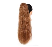 Hair Extensions 24" Long Curly With Drawstring Puff Ponytail Hair Extension Synthetic Ponytail Hair Clip Bun for Women's Everyday Use Hair Pieces For Women,24-24 inch
