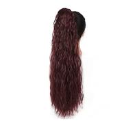 Hair Extensions 24" Long Curly With Drawstring Puff Ponytail Hair Extension Synthetic Ponytail Hair Clip Bun for Women's Everyday Use Hair Pieces For Women,03-24 inch