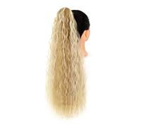 Hair Extensions 24" Long Curly With Drawstring Puff Ponytail Hair Extension Synthetic Ponytail Hair Clip Bun for Women's Everyday Use Hair Pieces For Women,19-24 inch
