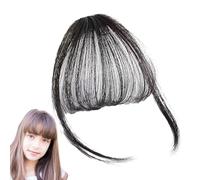Hair Extensions Bangs - Fake Air Hairpieces, Natural Soft Bangs, Clip On With Easy Attachment | Stylish Accessory For Women Daily Wear Party Dates Weddings Enhancing Facial Framing Improving Hairstyle