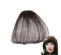 Hair Extensions Bangs - Fake Air Hairpieces, Natural Soft Bangs, Clip On With Easy Attachment | Stylish Accessory For Women Daily Wear Party Dates Weddings Enhancing Facial Framing Improving Hairstyle
