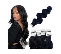 Hair Extensions Black Wavy Curls, Curly Tape Extensions, For Black Women(26 inch)