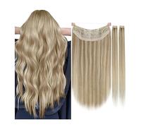 Hair Extensions Clip in Hair Extensions Real Human Hair,Soft Natural Handmade Human Hair Extensions for Women,Long Straight Human Hair clip in Hair Extension Human Hair Clip in Extensions(P16-22,20 in