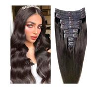 hair extensions Clip in Hair Extensions Remy Hair Extensions Straight Clip in Human Hair Color 2 Dark Brown Hair Clip in Extensions for Thin Hair 8 Pieces 120Grams Hair Extensions best tape in hair ex