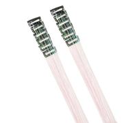 Hair Extensions - Glitter Bling Wig Clips, Twelve Piece Set, Twenty Inch Heat Resistant Strands, Sparkling Tinsel Accessories, Beauty Product Category, Multi Color Rainbow Synthetic Fiber