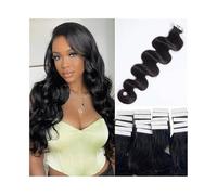 Hair Extensions Hair Extension Tape 20pcs/pack Wave pattern double-sided invisible wig(26 inch)