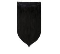 hair extensions Hair Extensions Human Hair One Piece Jet Black Hair Extensions 16-26inch Straight Hair Extensions Invisible Wire Extensions Human Hair with 3Clips best tape in hair extensions(20 INCHE
