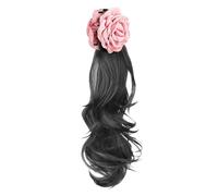 Hair Extensions Hairpiece Adjustable Ponytail for Most Head Sizes Halloween Cosplay Coser Costume Accessories Heat Resistant Synthetic Hair Extensions