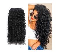 Hair Extensions Kinky Clip in Curly Hair Extensions Human Hair Natural Color Clip in Hair Extensions Remy Human Hair Natural Wavy Clip on Real Hair Full Head 8pcs Natural Human Hair(24inches 1PC)