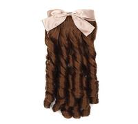 Hair Extensions Princess Curly Wig Ladies Fashion Cheongsam Wig Retro Styling Ponytail Hair Extension Curly Comb Curly Hair Bun Hair Pieces For Women,C